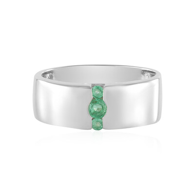 Anello in argento con Smeraldo Russo (de Melo)