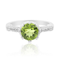 Anello in argento con Peridoto
