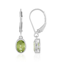 Orecchini in argento con Peridoto