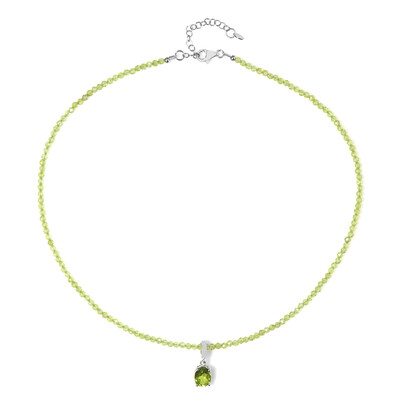 Collana in argento con Peridoto