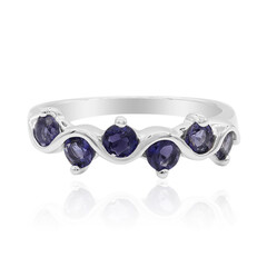 Anello in argento con Iolite