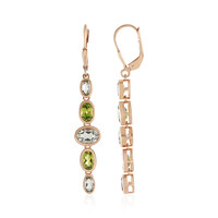 Orecchini in argento con Ametista Verde (KM by Juwelo)