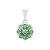 Ciondolo in argento con Tsavorite