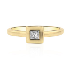 Anello in oro con Diamante IF (D)
