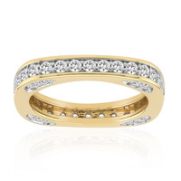 Anello in oro con Diamante IF (D)
