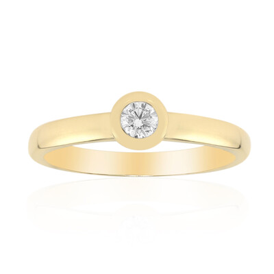 Anello in oro con Diamante SI1 (G) (Annette)