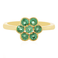 Anello in argento con Smeraldo Etiope