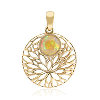 Ciondolo in oro con Opale di Welo AAA (Ornaments by de Melo)