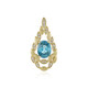Ciondolo in oro con Zircone Ratanakiri (de Melo)