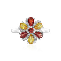 Anello in argento con Zaffiro Giallo