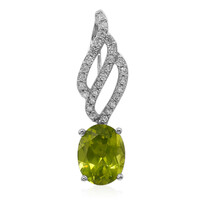 Ciondolo in argento con Peridoto