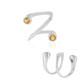 Anello in argento con Berillo Giallo (de Melo)