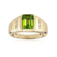 Anello in oro con Peridoto Dashihe  (CIRARI)