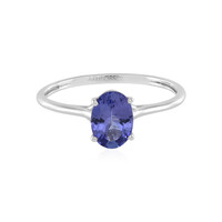 Anello in platino con Tanzanite AAA