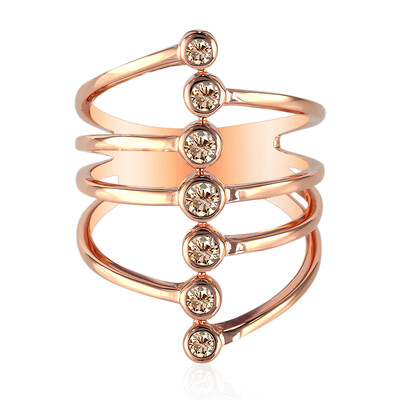 Anello in oro con Diamante Rose de France SI1 di Argyle (Annette)