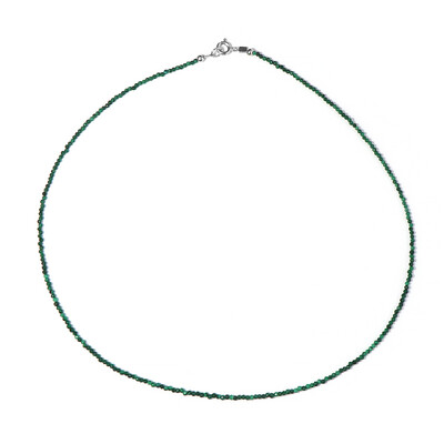 Collana in argento con Malachite