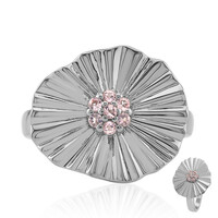 Anello in argento con Tormalina Rosa