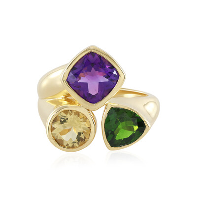 Anello in argento con Ametista Siberiana