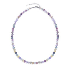 Collana in argento con Fluorite Argentina