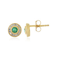 Orecchini in argento con Smeraldo Russo