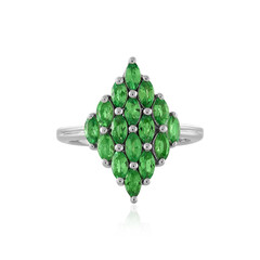 Anello in argento con Tsavorite