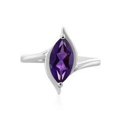 Anello in argento con Ametista Zambiana
