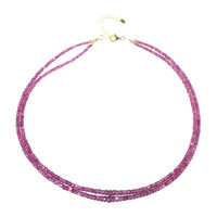 Collana in argento con Rubino Tanzania
