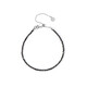 Bracciale in argento con Diamante Nero (Adela Silber)