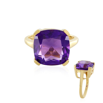 Anello in argento con Ametista Zambiana