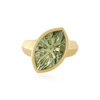 Anello in argento con Ametista Verde