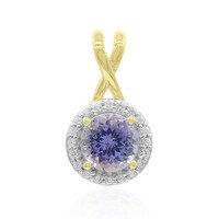 Ciondolo in oro con Tanzanite (non riscaldata)