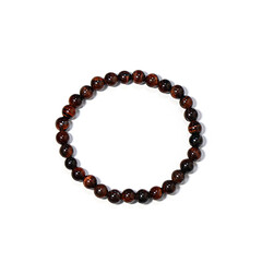 Bracciale con Occhio di Tigre Rosso