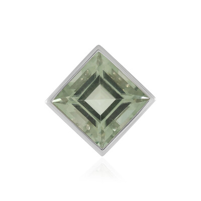 Ciondolo in argento con Ametista Verde (MONOSONO COLLECTION)
