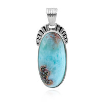 Ciondolo in argento con Larimar Ramato