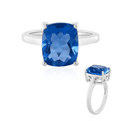 Anello in argento con Fluorite Cangiante