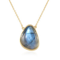 Collana in argento con Labradorite