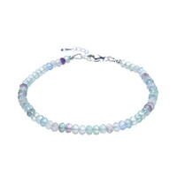 Bracciale in argento con Fluorite