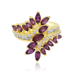 Anello in argento con Rodolite