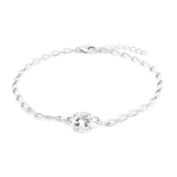 Bracciale in argento con Topazio Bianco