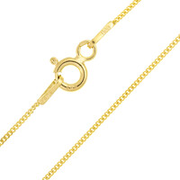 Catenina groumette in oro giallo - 45 cm - 1,12 g