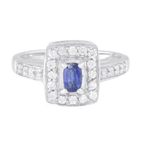 Anello in argento con Cianite del Nepal