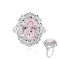 Anello in argento con Kunzite