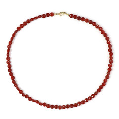 Collana in argento con Onice Rossa