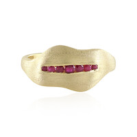 Anello in argento con Rubino