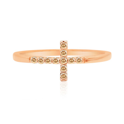 Anello in oro con Diamante Rose de France SI1 di Argyle (Annette)
