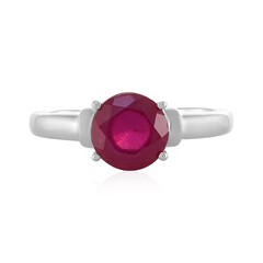 Anello in argento con Rubino del Madagascar