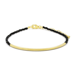 Bracciale in argento con Spinello Nero