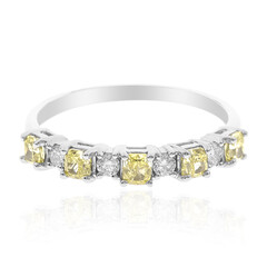Anello in oro con Diamante Giallo SI2 (CIRARI)