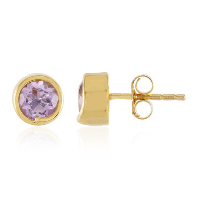 Orecchini in argento con Ametista Rose de France