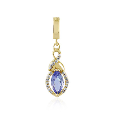 Ciondolo in oro con Tanzanite (non riscaldata)